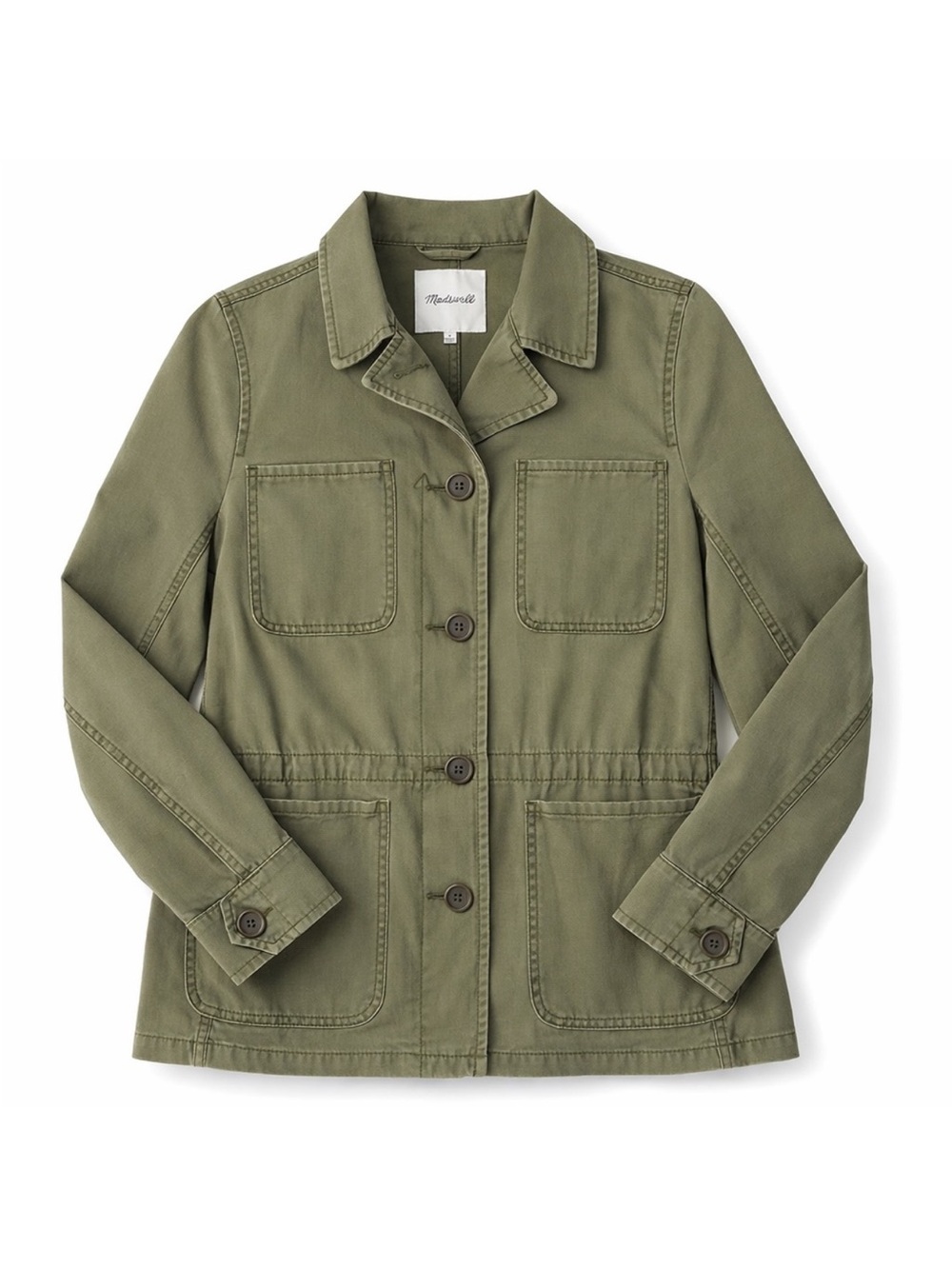 Madewell Olive Green Utility Jacket - Size S